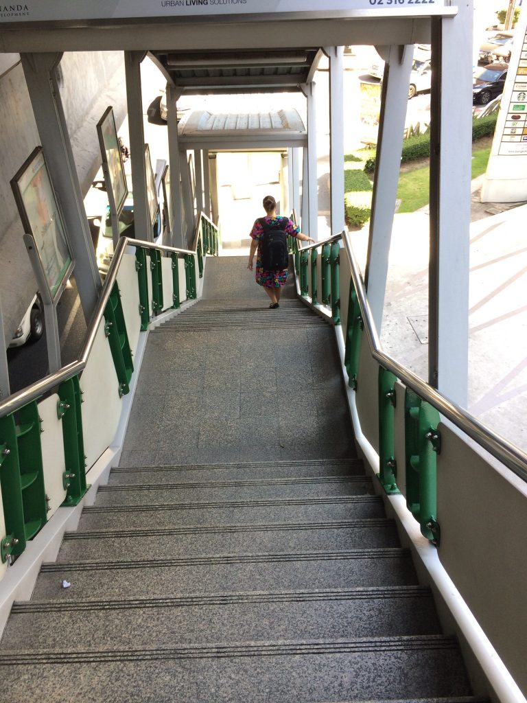 Ekkamai Station Stairs